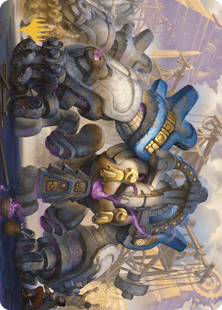 Master's Manufactory Art Card (Gold-Stamped Planeswalker Symbol) [The Lost Caverns of Ixalan Art Series] | Impulse Games and Hobbies