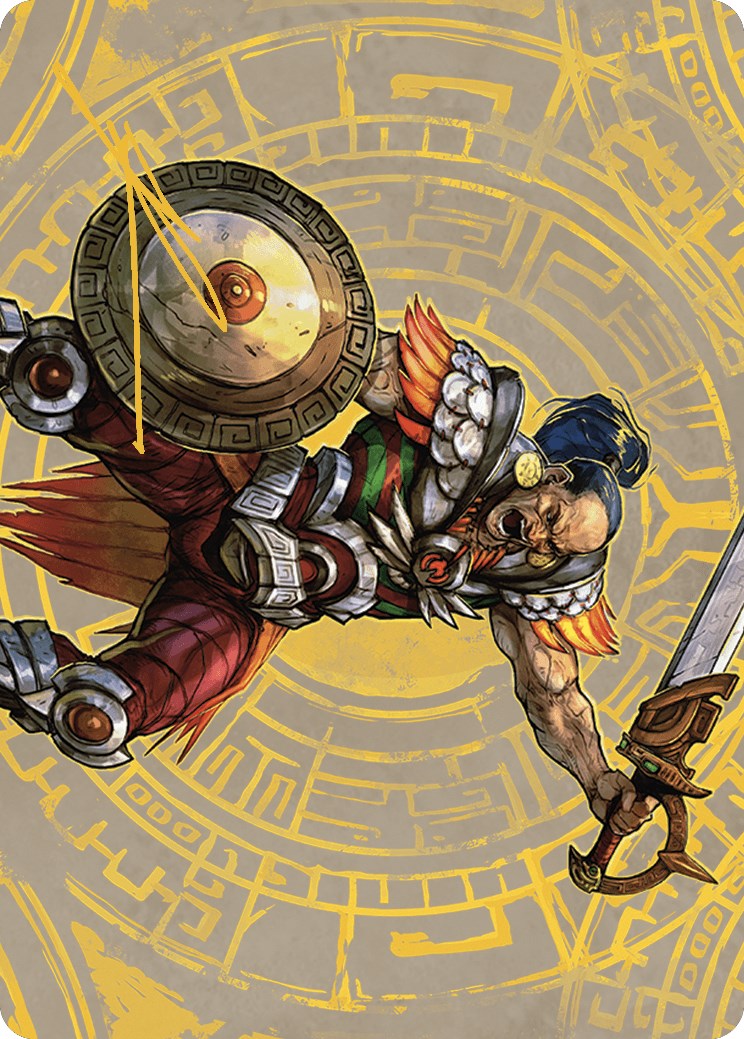 Inti, Seneschal of the Sun Art Card (Gold-Stamped Signature) [The Lost Caverns of Ixalan Art Series] | Impulse Games and Hobbies