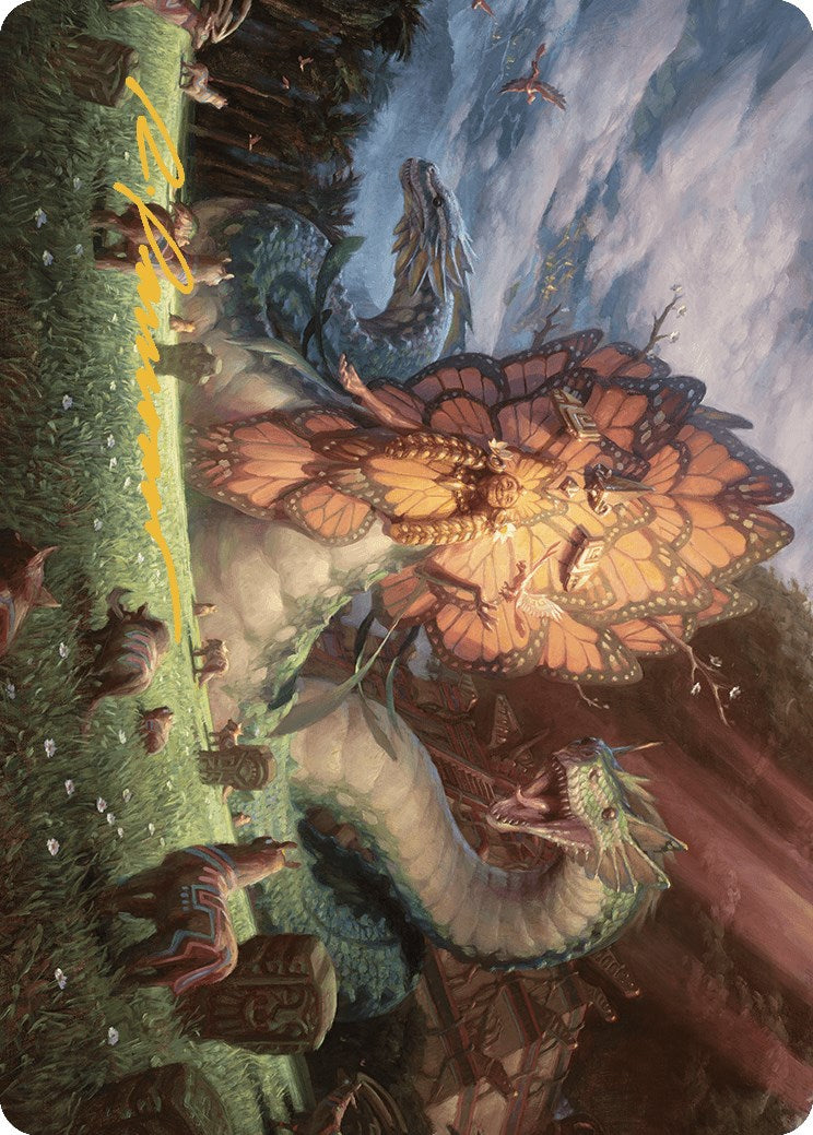 Ojer Kaslem, Deepest Growth Art Card (30/81) (Gold-Stamped Signature) [The Lost Caverns of Ixalan Art Series] | Impulse Games and Hobbies