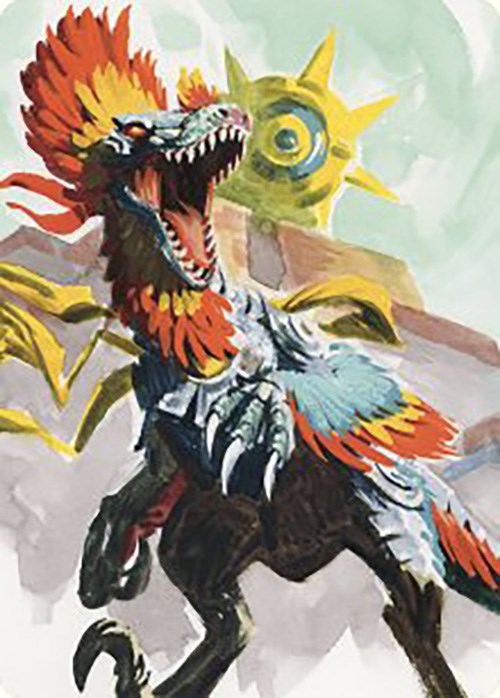 Pantlaza, Sun-Favored Art Card [The Lost Caverns of Ixalan Art Series] | Impulse Games and Hobbies