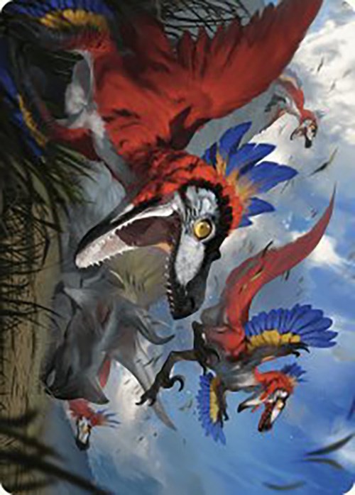 Wrathful Raptors Art Card [The Lost Caverns of Ixalan Art Series] | Impulse Games and Hobbies