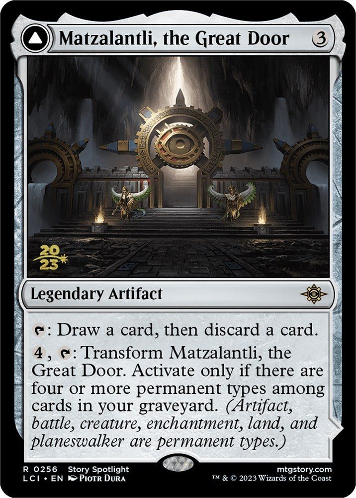 Matzalantli, the Great Door // The Core [The Lost Caverns of Ixalan Prerelease Cards] | Impulse Games and Hobbies