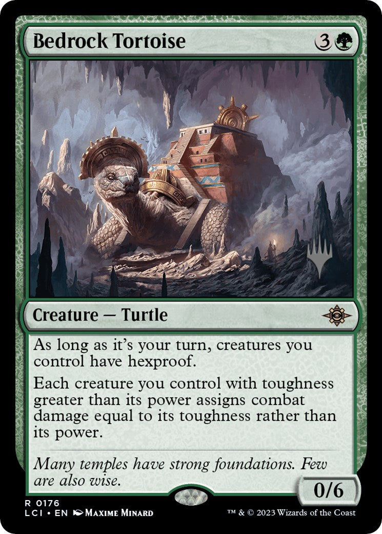 Bedrock Tortoise (Promo Pack) [The Lost Caverns of Ixalan Promos] | Impulse Games and Hobbies