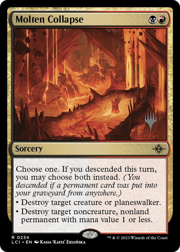 Molten Collapse (Promo Pack) [The Lost Caverns of Ixalan Promos] | Impulse Games and Hobbies