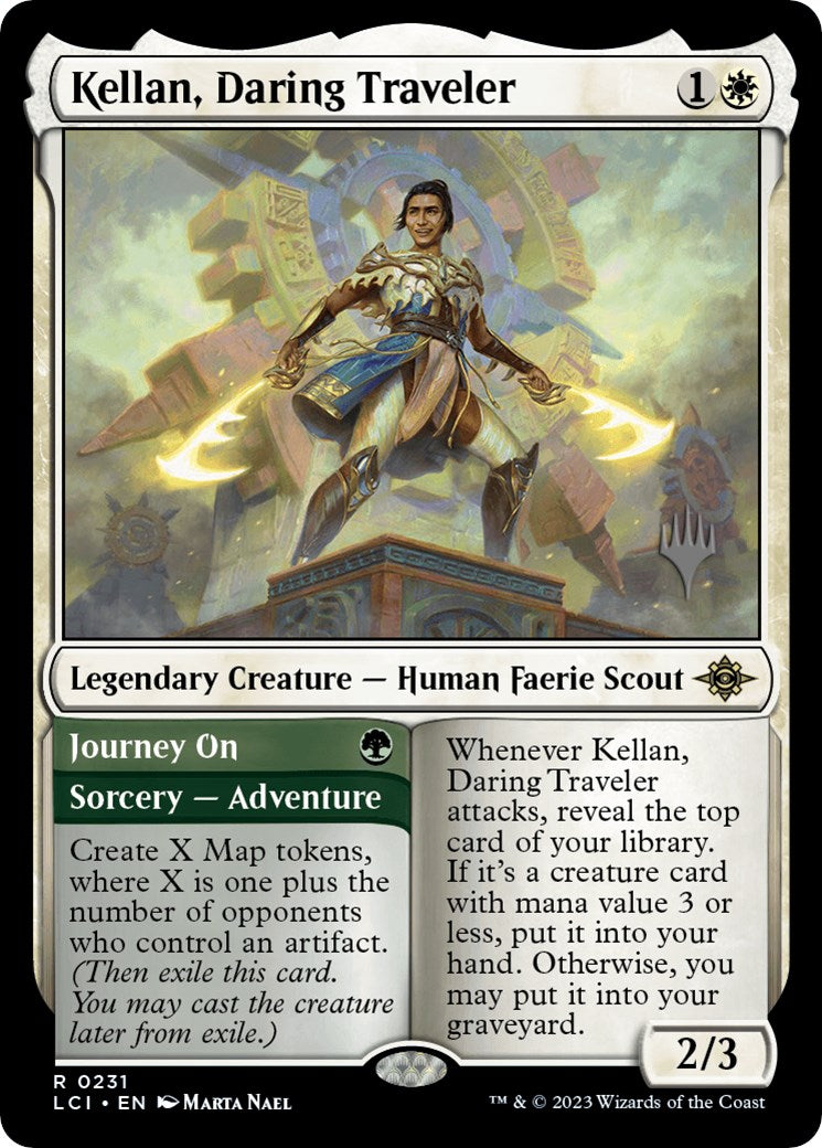 Kellan, Daring Traveler (Promo Pack) [The Lost Caverns of Ixalan Promos] | Impulse Games and Hobbies