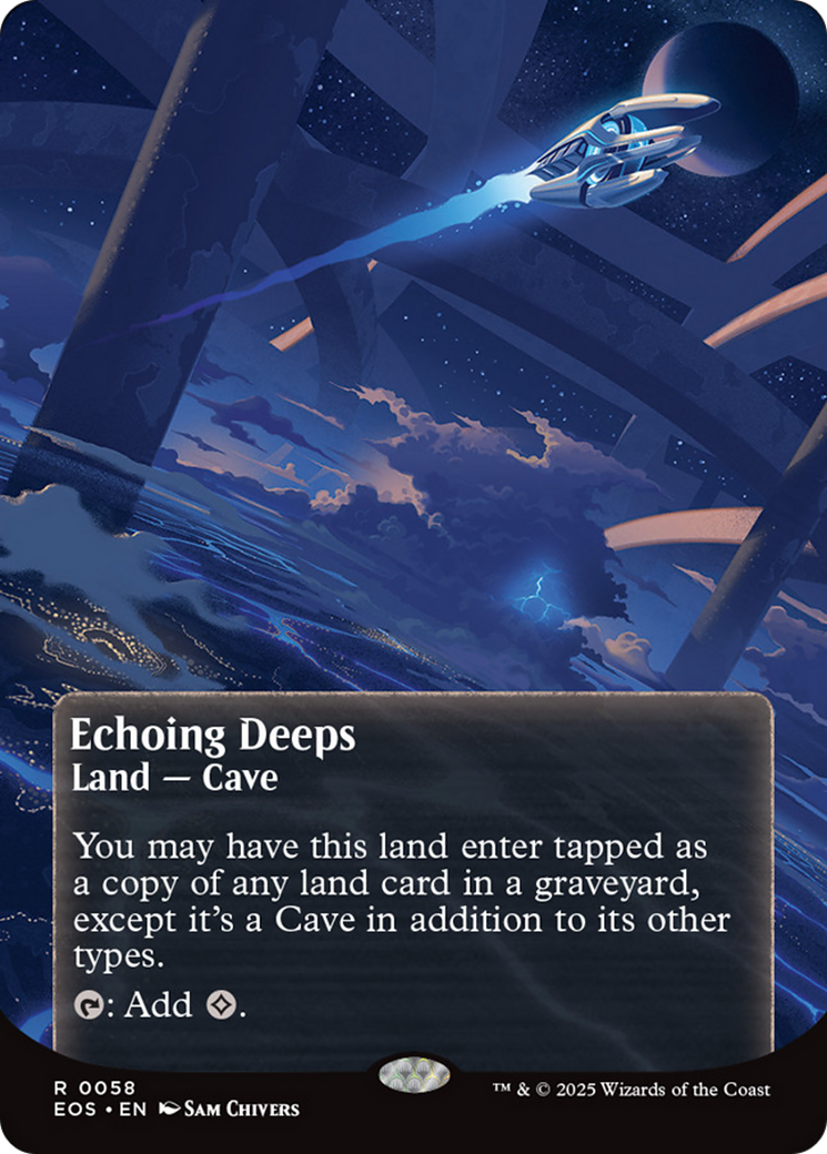 Echoing Deeps (0058) (Borderless) [Edge of Eternities: Stellar Sights] | Impulse Games and Hobbies