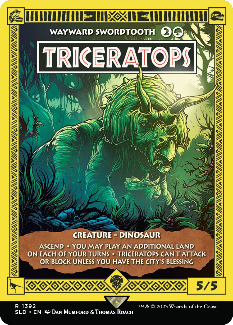 Triceratops - Wayward Swordtooth [Secret Lair Drop Series] | Impulse Games and Hobbies