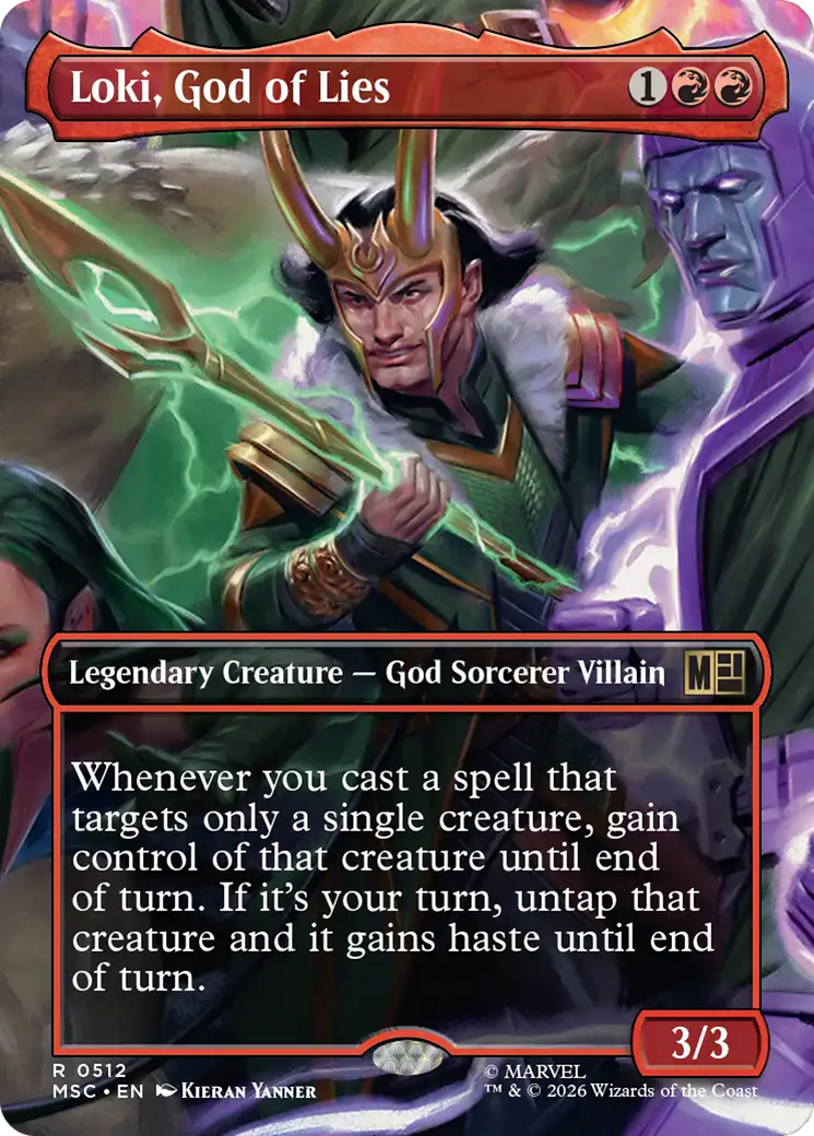 Loki, God of Lies (Borderless) [Marvel Super Heroes Commander] | Impulse Games and Hobbies