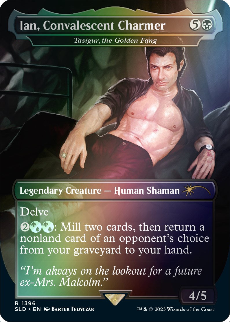 Ian, Convalescent Charmer - Tasigur, the Golden Fang (Rainbow Foil) [Secret Lair Drop Series] | Impulse Games and Hobbies