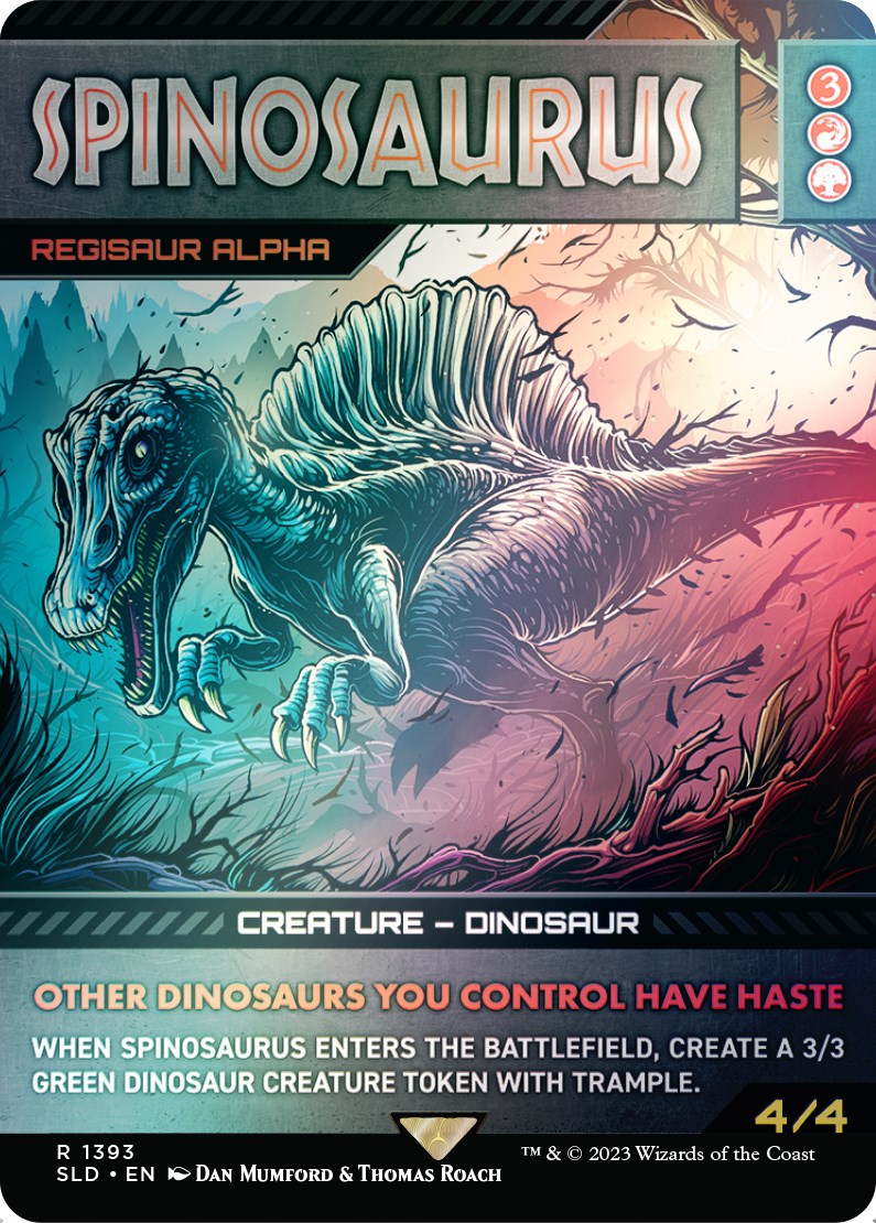 Spinosaurus - Regisaur Alpha (Rainbow Foil) [Secret Lair Drop Series] | Impulse Games and Hobbies