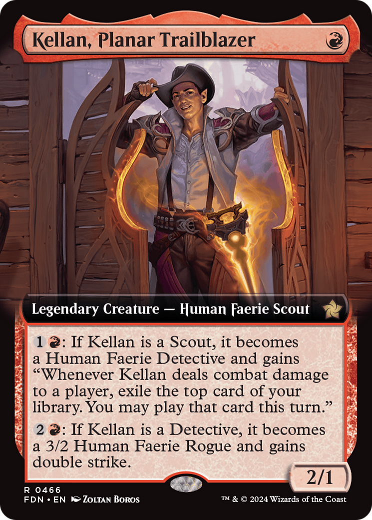 Kellan, Planar Trailblazer (Extended Art) [Foundations] | Impulse Games and Hobbies