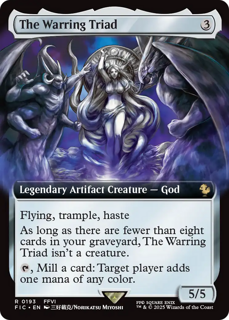 The Warring Triad (Extended Art) [FINAL FANTASY Commander] | Impulse Games and Hobbies