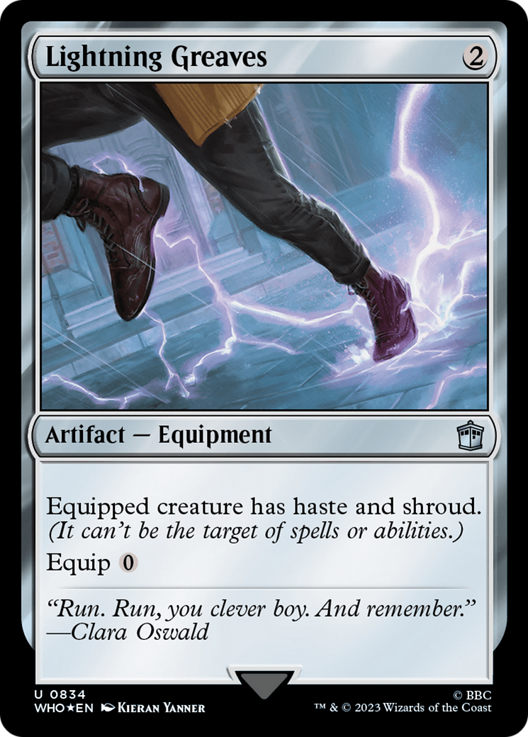 Lightning Greaves (Surge Foil) [Doctor Who] | Impulse Games and Hobbies