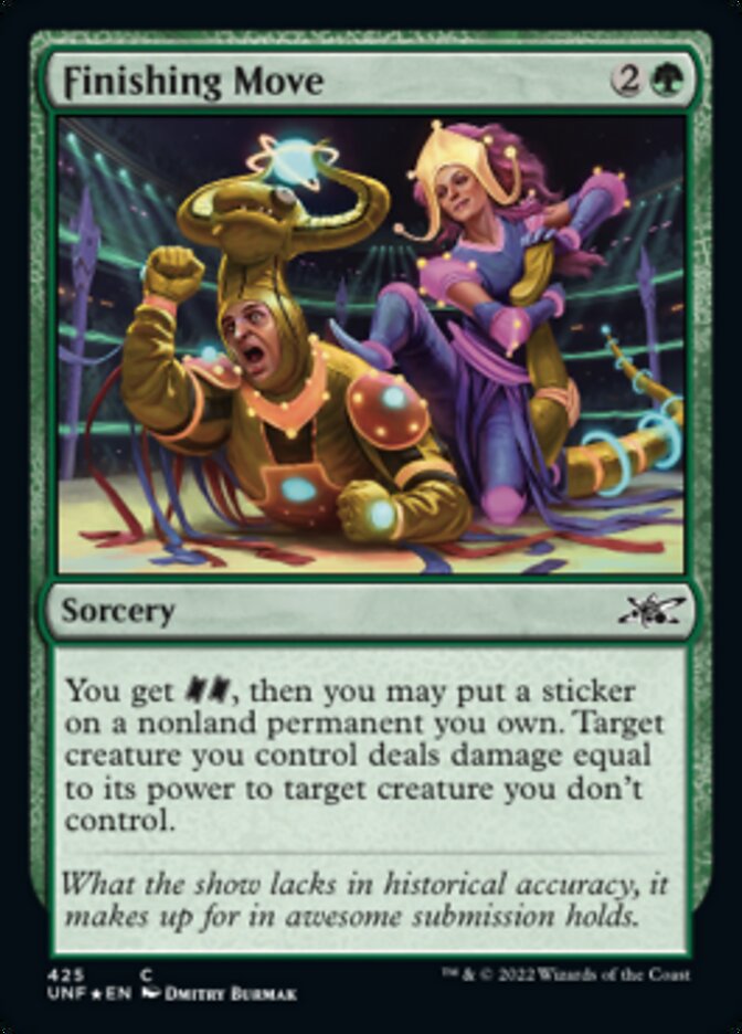Finishing Move (Galaxy Foil) [Unfinity] | Impulse Games and Hobbies