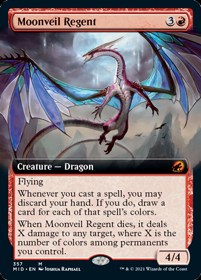 Moonveil Regent (Extended Art) [Innistrad: Midnight Hunt] | Impulse Games and Hobbies