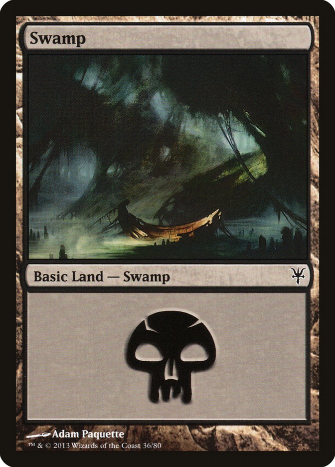 Swamp (36) [Duel Decks: Sorin vs. Tibalt] | Impulse Games and Hobbies