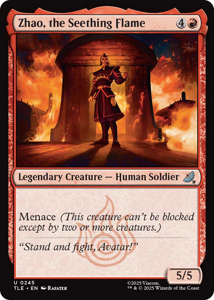 Zhao, the Seething Flame [Avatar: The Last Airbender: Eternal-Legal] | Impulse Games and Hobbies