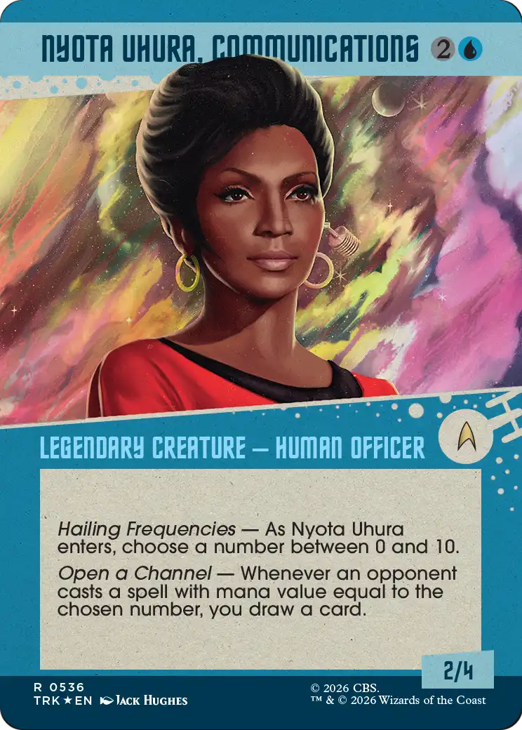 Nyota Uhura, Communications (Showcase) (Surge Foil) [Star Trek] | Impulse Games and Hobbies