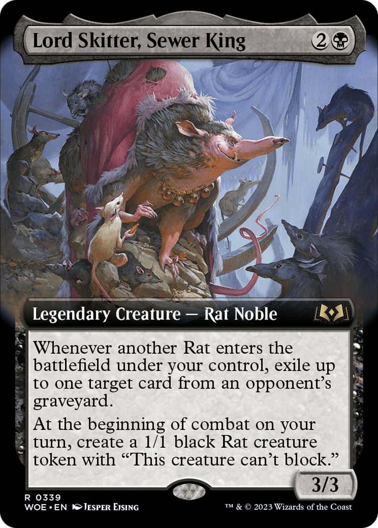 Lord Skitter, Sewer King (Extended Art) [Wilds of Eldraine] | Impulse Games and Hobbies