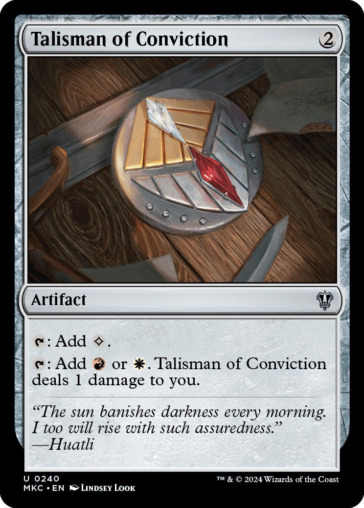 Talisman of Conviction [Murders at Karlov Manor Commander] | Impulse Games and Hobbies