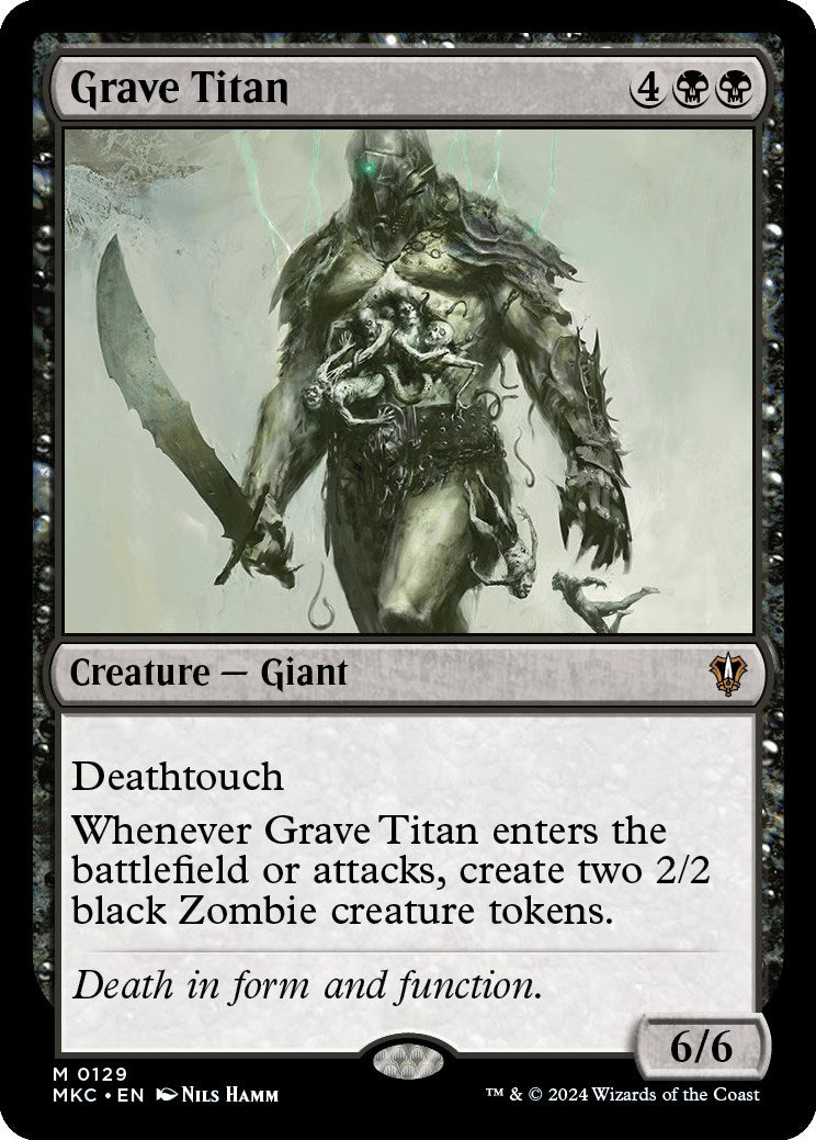 Grave Titan [Murders at Karlov Manor Commander] | Impulse Games and Hobbies