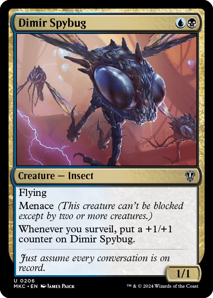 Dimir Spybug [Murders at Karlov Manor Commander] | Impulse Games and Hobbies