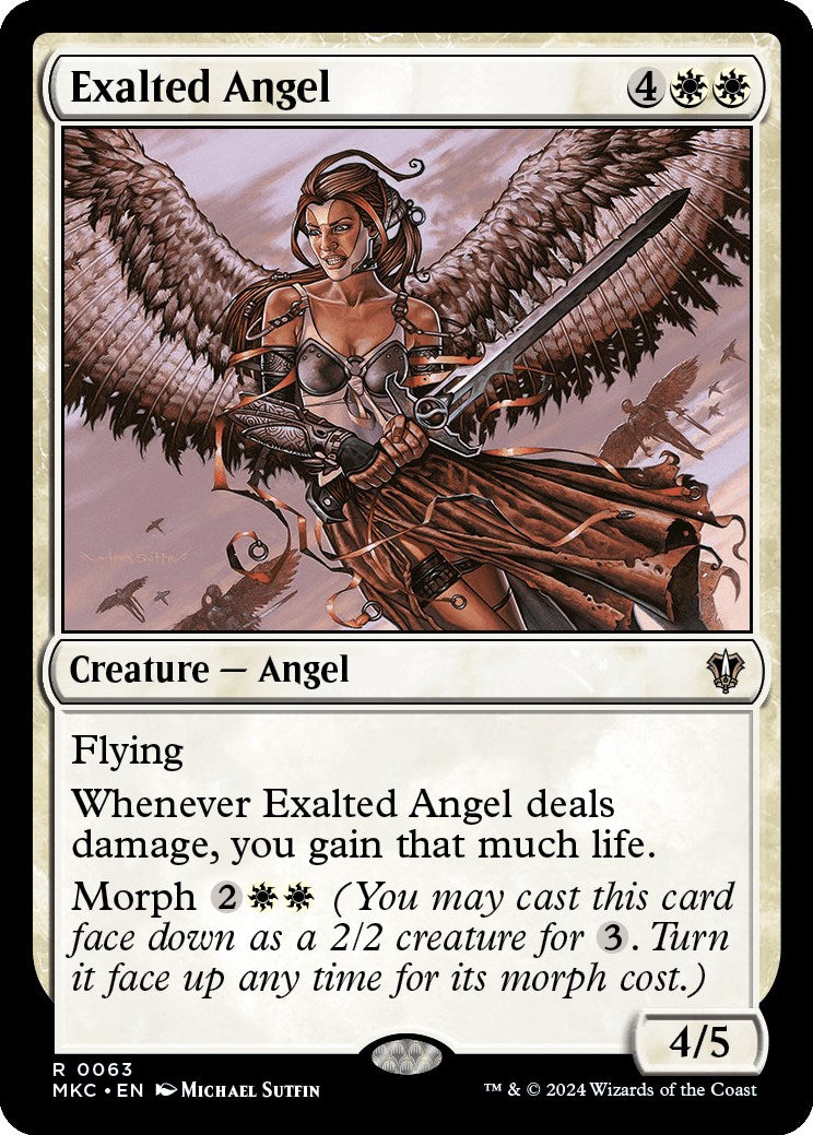 Exalted Angel [Murders at Karlov Manor Commander] | Impulse Games and Hobbies