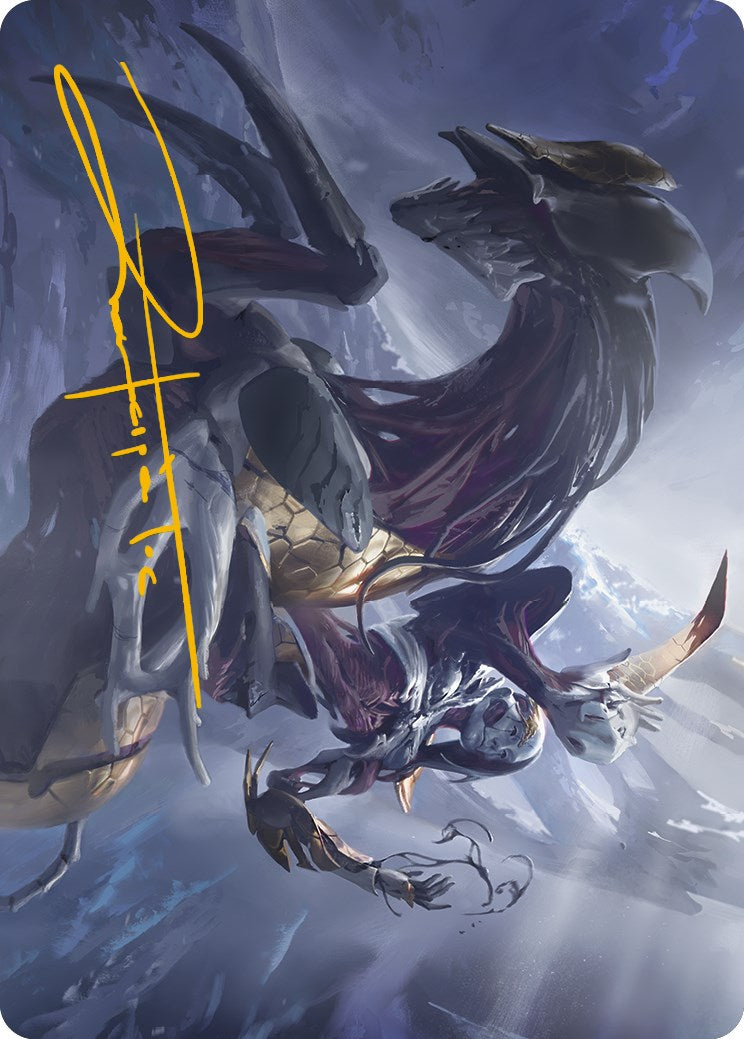 Ria Ivor, Bane of Bladehold Art Card (Gold-Stamped Signature) [Phyrexia: All Will Be One Art Series] | Impulse Games and Hobbies