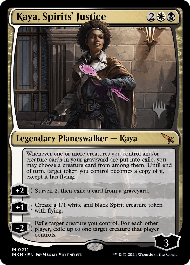 Kaya, Spirits' Justice (Promo Pack) [Murders at Karlov Manor Promos] | Impulse Games and Hobbies