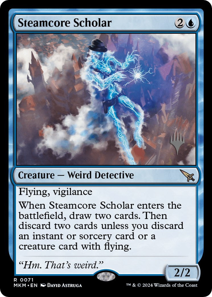 Steamcore Scholar (Promo Pack) [Murders at Karlov Manor Promos] | Impulse Games and Hobbies