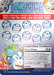 Sakashima of a Thousand Faces (Rainbow Foil) [Secret Lair Drop Series] | Impulse Games and Hobbies