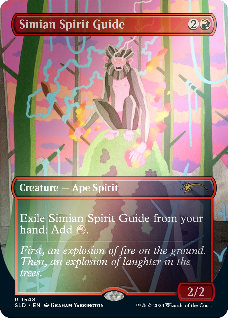 Simian Spirit Guide (Rainbow Foil) [Secret Lair Drop Series] | Impulse Games and Hobbies