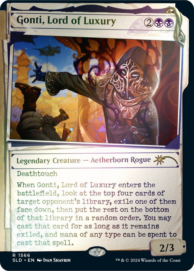 Gonti, Lord of Luxury (Rainbow Foil) [Secret Lair Drop Series] | Impulse Games and Hobbies