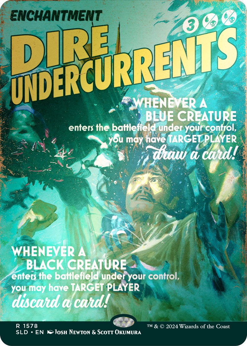Dire Undercurrents (Rainbow Foil) [Secret Lair Drop Series] | Impulse Games and Hobbies