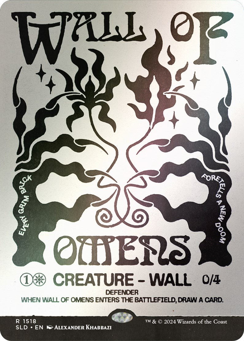 Wall of Omens (Rainbow Foil) [Secret Lair Drop Series] | Impulse Games and Hobbies