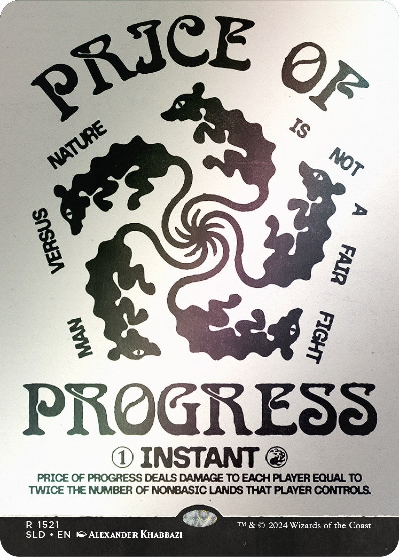 Price of Progress (Rainbow Foil) [Secret Lair Drop Series] | Impulse Games and Hobbies