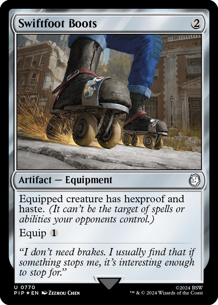 Swiftfoot Boots (Surge Foil) [Fallout] | Impulse Games and Hobbies