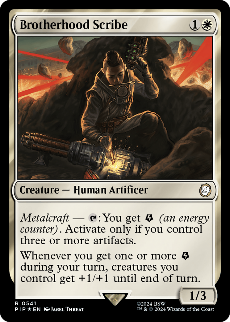 Brotherhood Scribe (Surge Foil) [Fallout] | Impulse Games and Hobbies