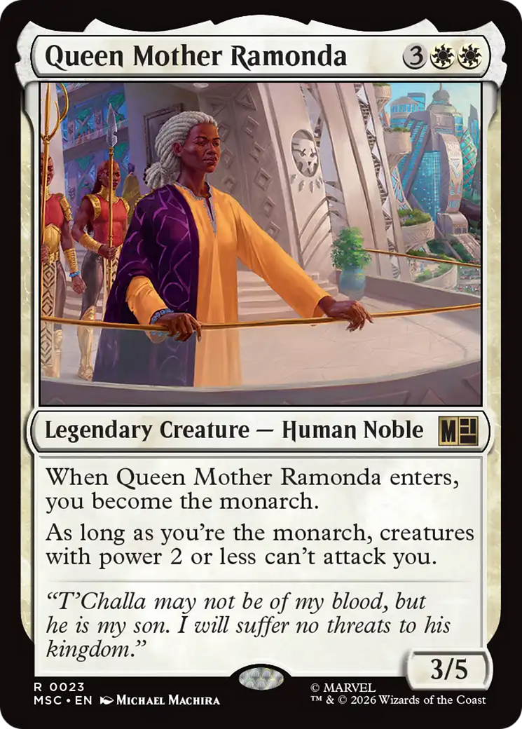 Queen Mother Ramonda (Surge Foil) [Marvel Super Heroes Commander] | Impulse Games and Hobbies