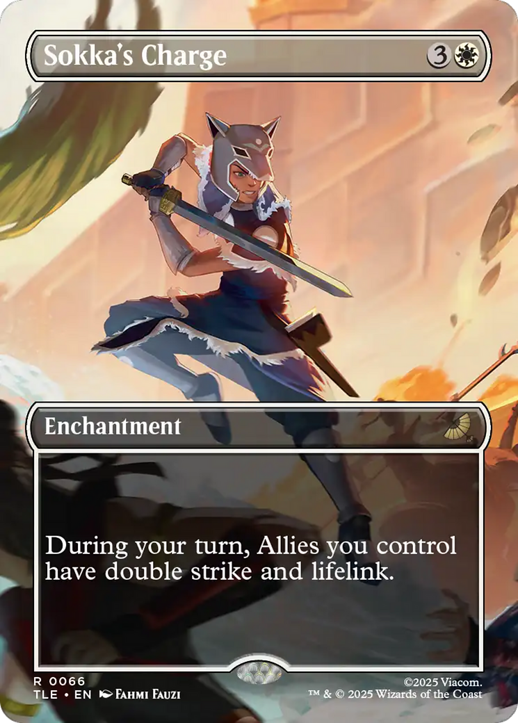 Sokka's Charge (Borderless) [Avatar: The Last Airbender: Eternal-Legal] | Impulse Games and Hobbies