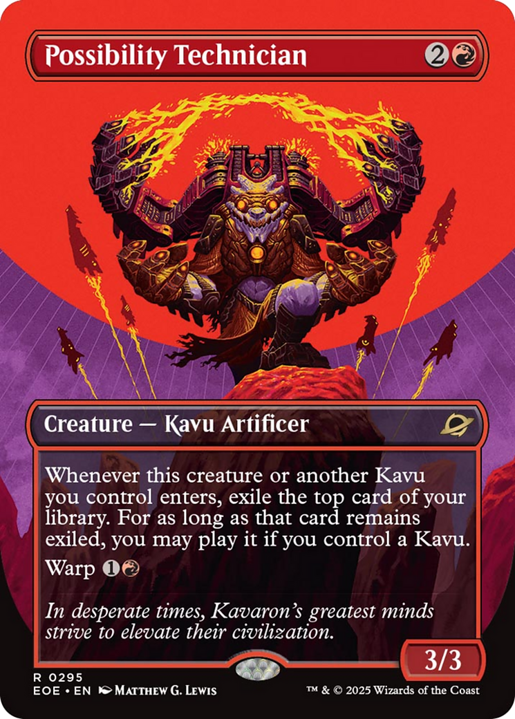 Possibility Technician (Borderless) [Edge of Eternities] | Impulse Games and Hobbies