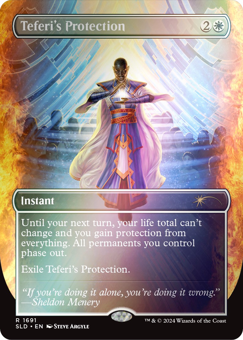 Teferi's Protection (1691) (Rainbow Foil) [Secret Lair Drop Series] | Impulse Games and Hobbies