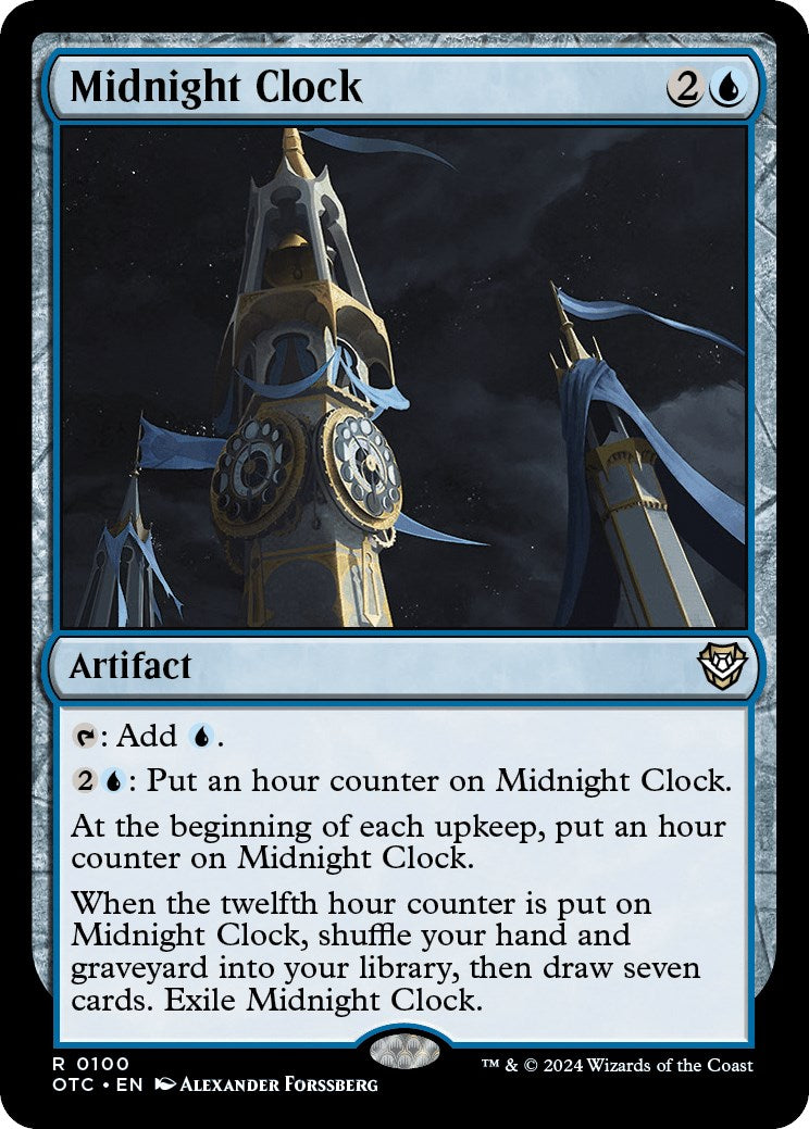 Midnight Clock [Outlaws of Thunder Junction Commander] | Impulse Games and Hobbies