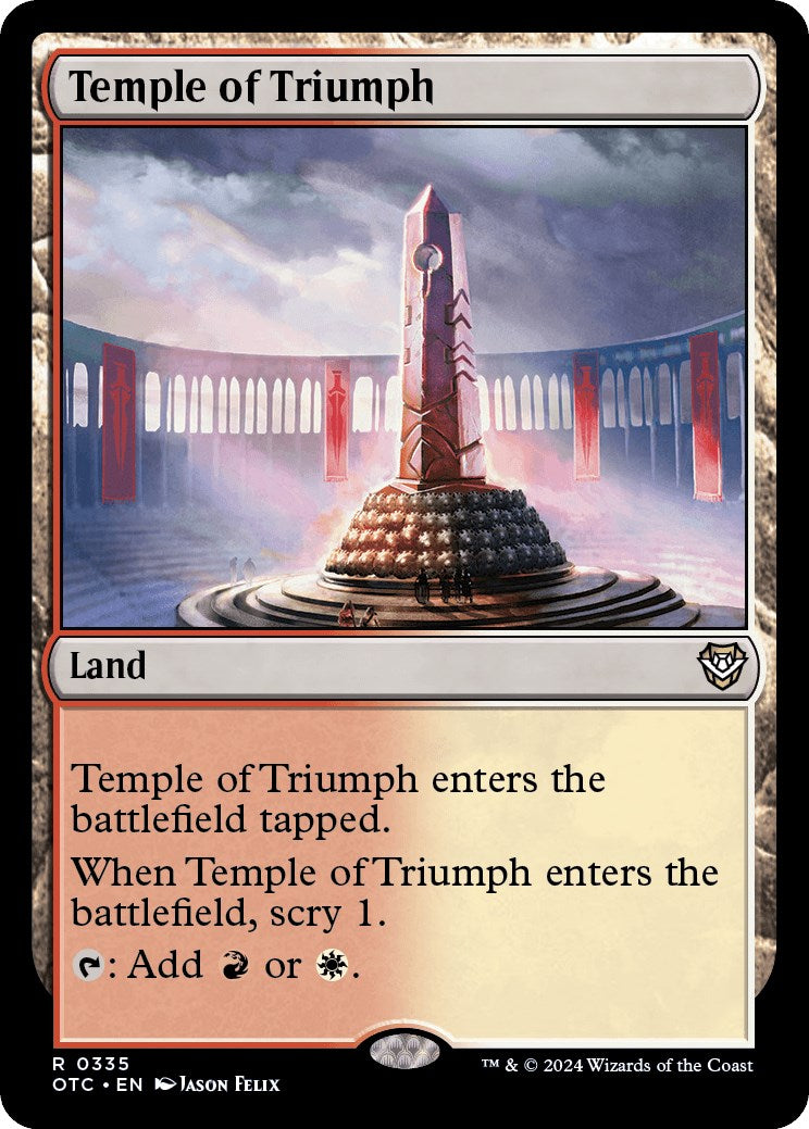 Temple of Triumph [Outlaws of Thunder Junction Commander] | Impulse Games and Hobbies