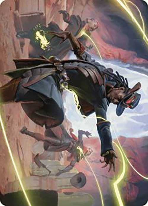 Lilah, Undefeated Slickshot Art Card [Outlaws of Thunder Junction Art Series] | Impulse Games and Hobbies