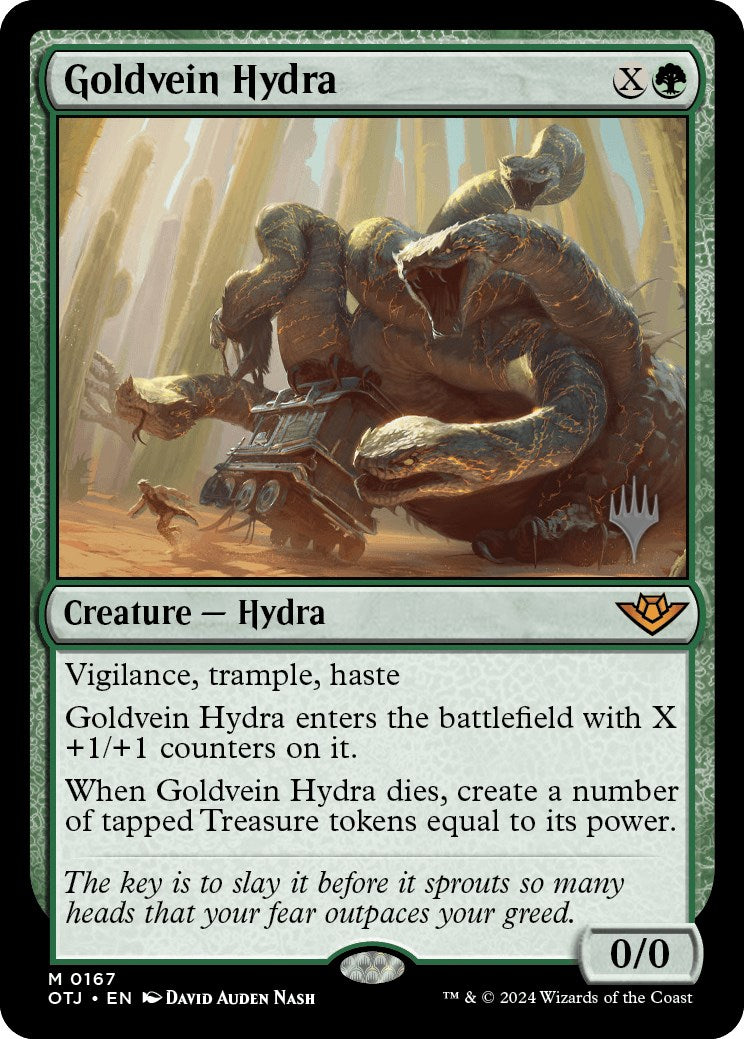 Goldvein Hydra (Promo Pack) [Outlaws of Thunder Junction Promos] | Impulse Games and Hobbies