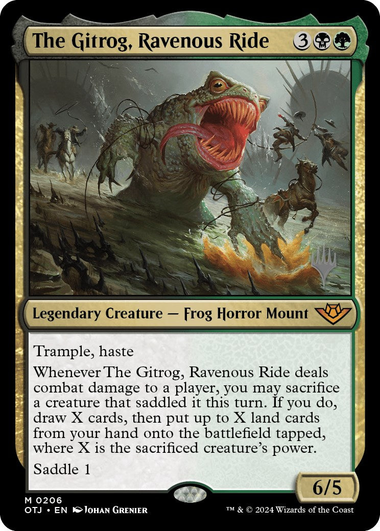 The Gitrog, Ravenous Ride (Promo Pack) [Outlaws of Thunder Junction Promos] | Impulse Games and Hobbies