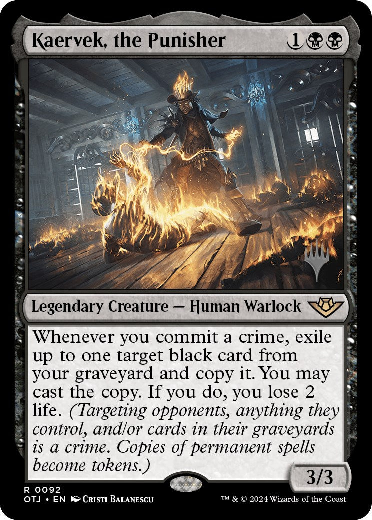 Kaervek, the Punisher (Promo Pack) [Outlaws of Thunder Junction Promos] | Impulse Games and Hobbies