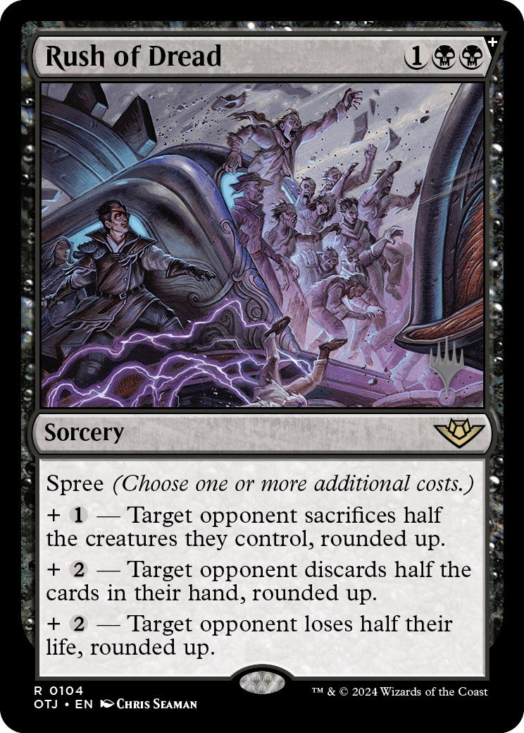 Rush of Dread (Promo Pack) [Outlaws of Thunder Junction Promos] | Impulse Games and Hobbies