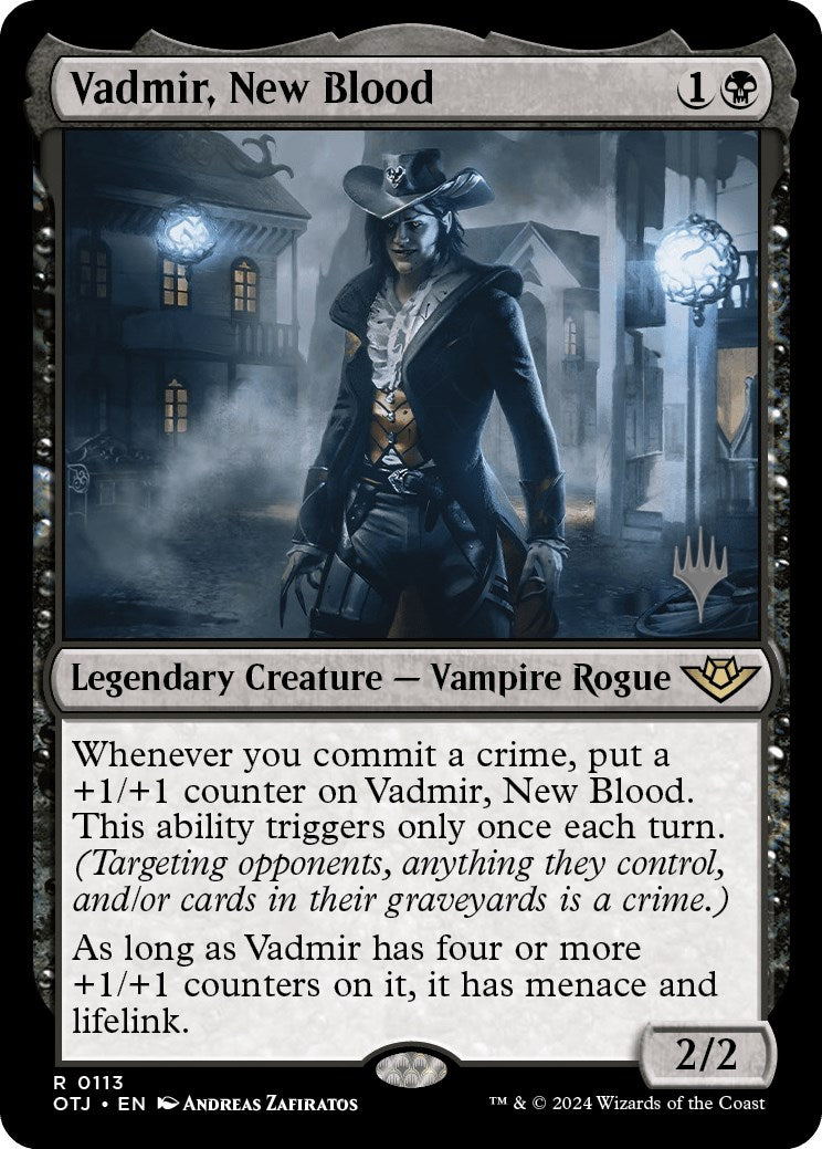 Vadmir, New Blood (Promo Pack) [Outlaws of Thunder Junction Promos] | Impulse Games and Hobbies